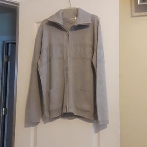 Men's zip up sweater